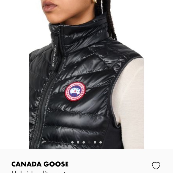 Canada Goose Women's Black Puffer Vest - Picture 3 of 13